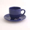 KC-00018 Haonai Juego de té y café de cerámica de color profundo